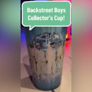 Backstreet Boys into the millennium concert collectible tumbler
